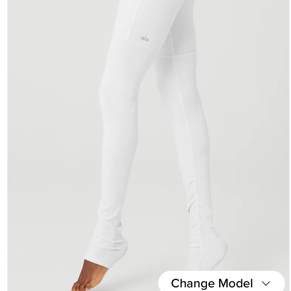 Like New Alo Yoga Goddess Leggings GREY